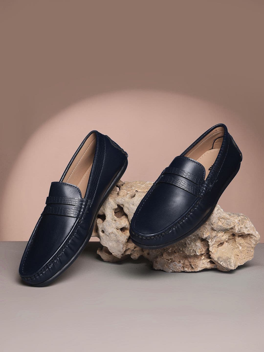 Bata Men Slip-On Round Toe Loafers