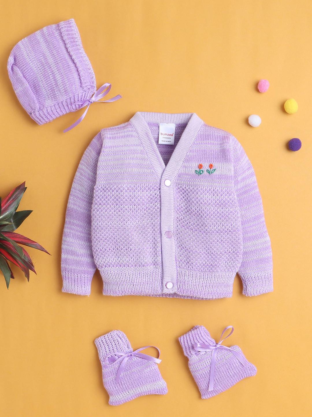 BUMZEE Girls Self Design Baby Apparel Gift Set