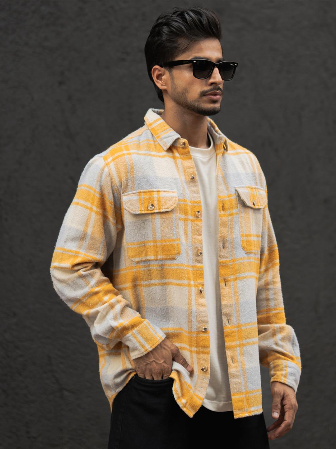 Powerlook Checked Casual Shirt
