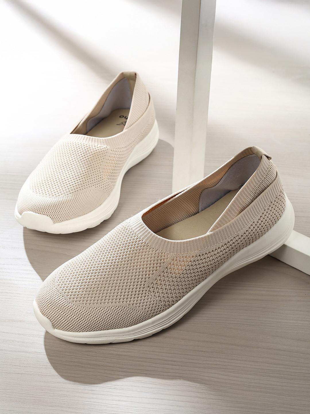 yoho Women Textured Slip-On Sneakers