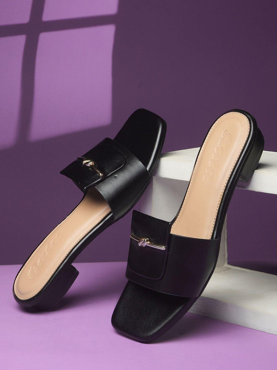 Bata Women Mules with Bows Flats