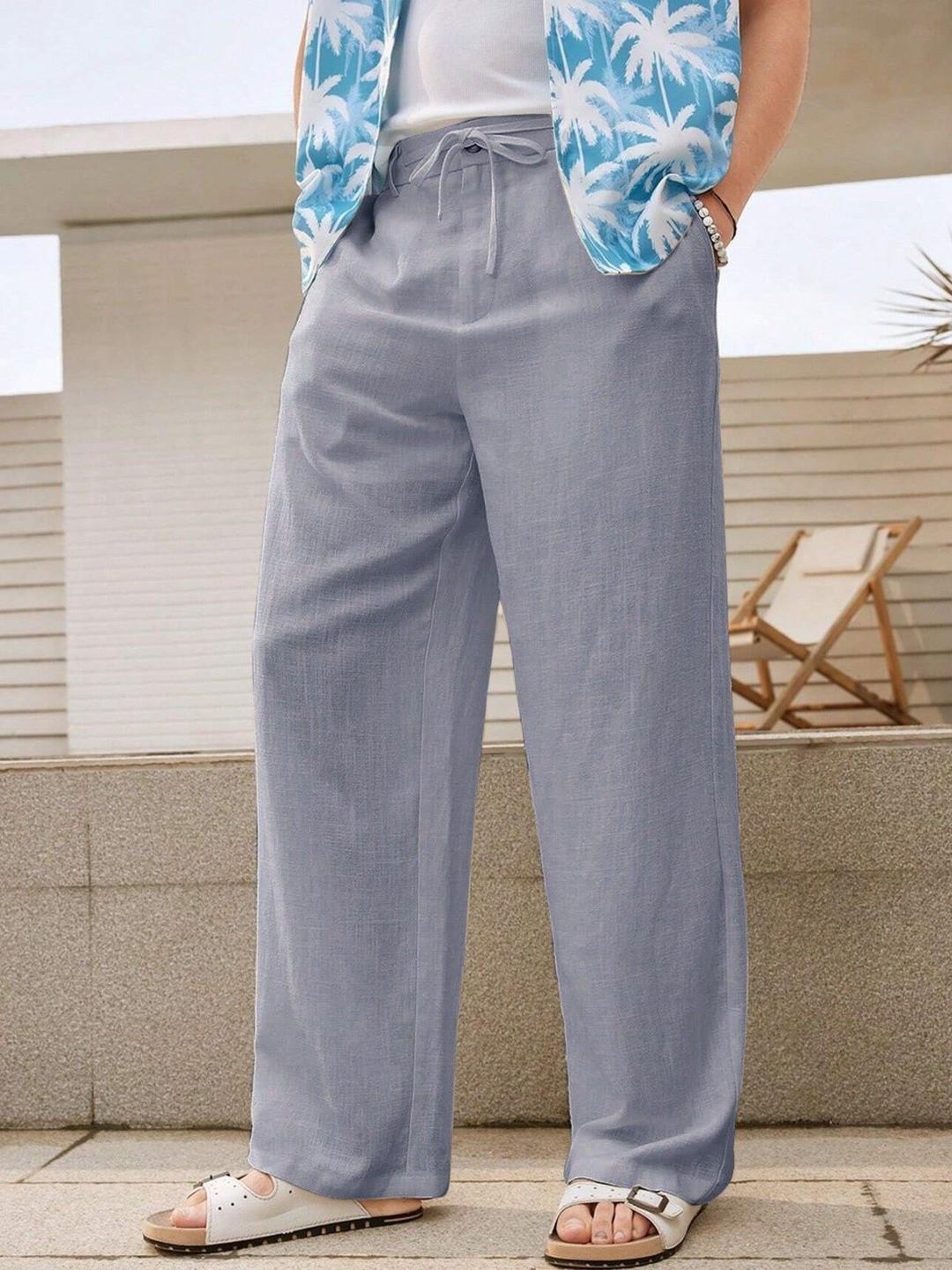 GENZILOOKS Men High-Rise Trousers