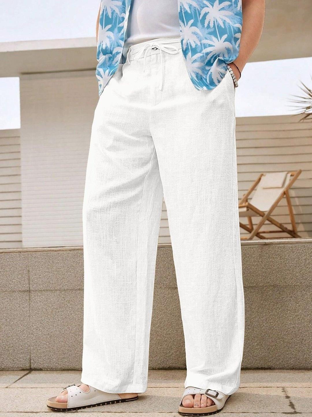 GENZILOOKS Men High-Rise Trousers