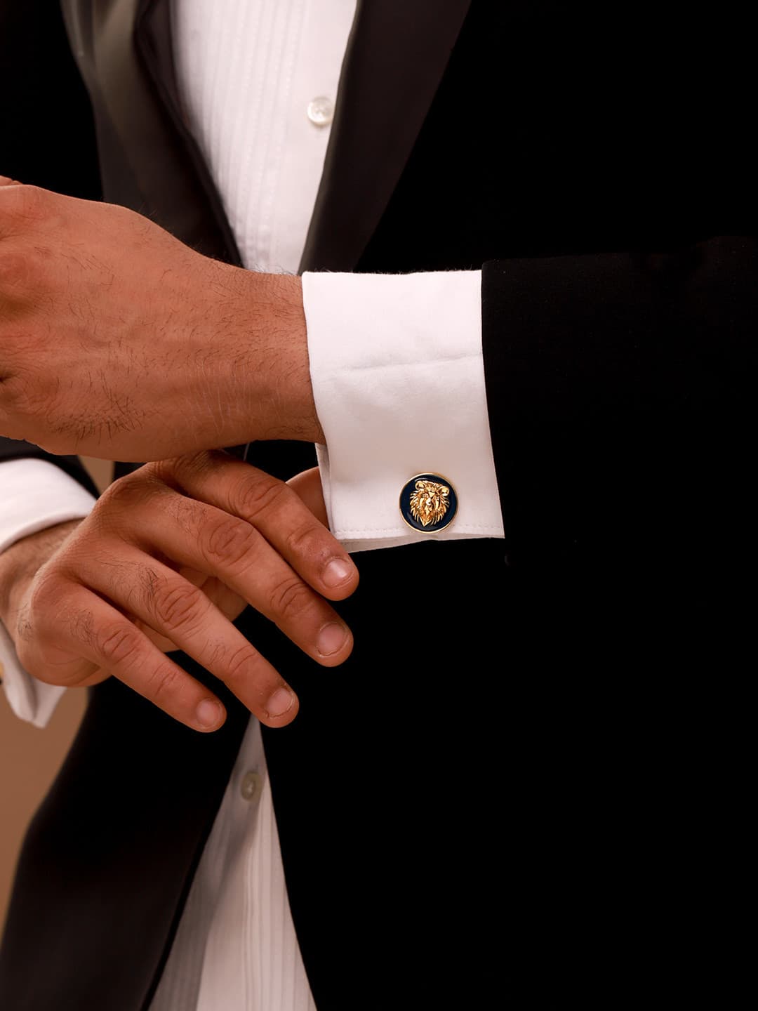 Kings of Rajasthan Lion Aura Cufflinks