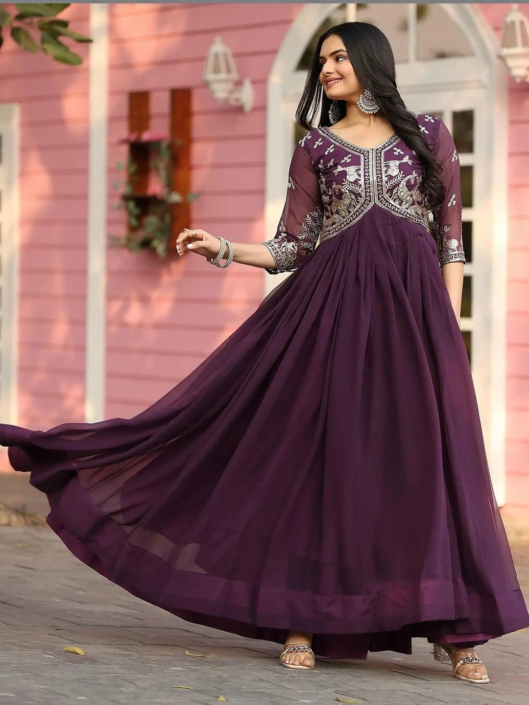 FoxDX Embroidered Ethnic Dresses