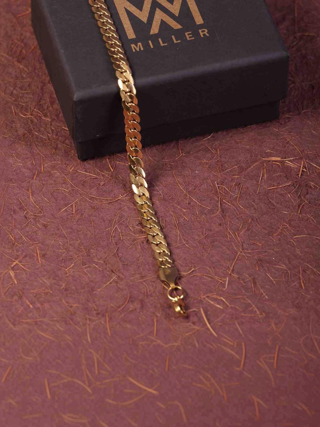 MILLER Men Gold-Plated Link Bracelet