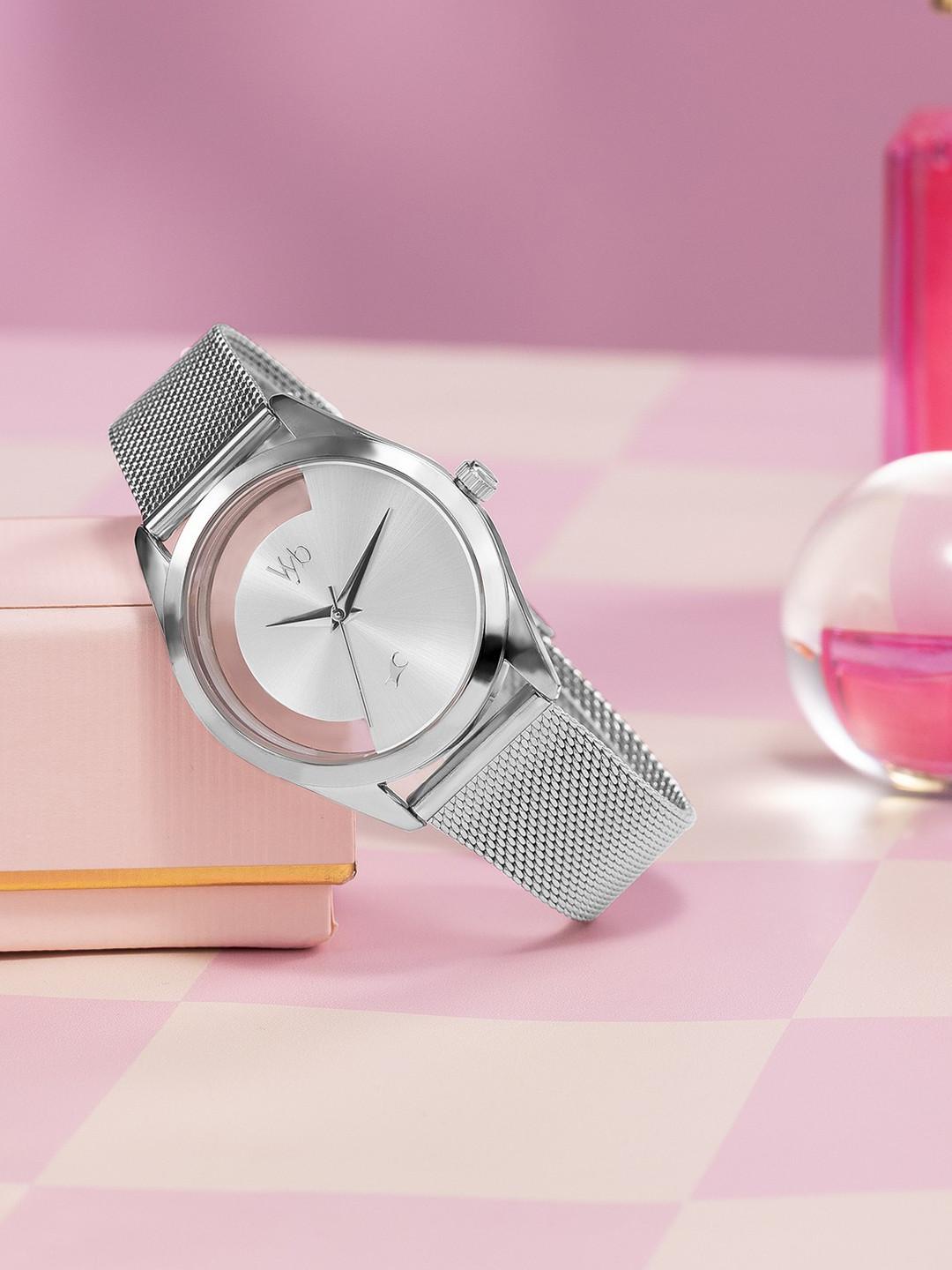 Fastrack Vyb Runway Quartz SilverDial Analog Watch For Women - FV60031SM03W