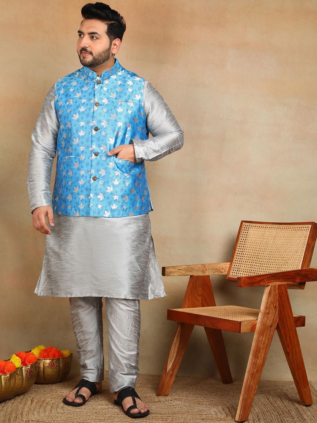 Sztori Men Woven Design Nehru Jacket