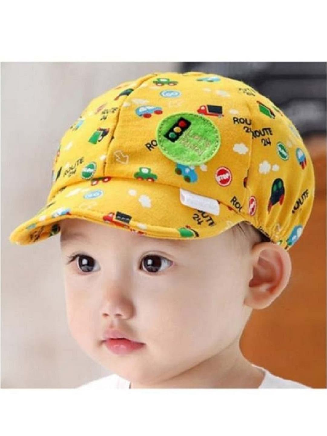Ziory Unisex Kids Printed Baseball Cap
