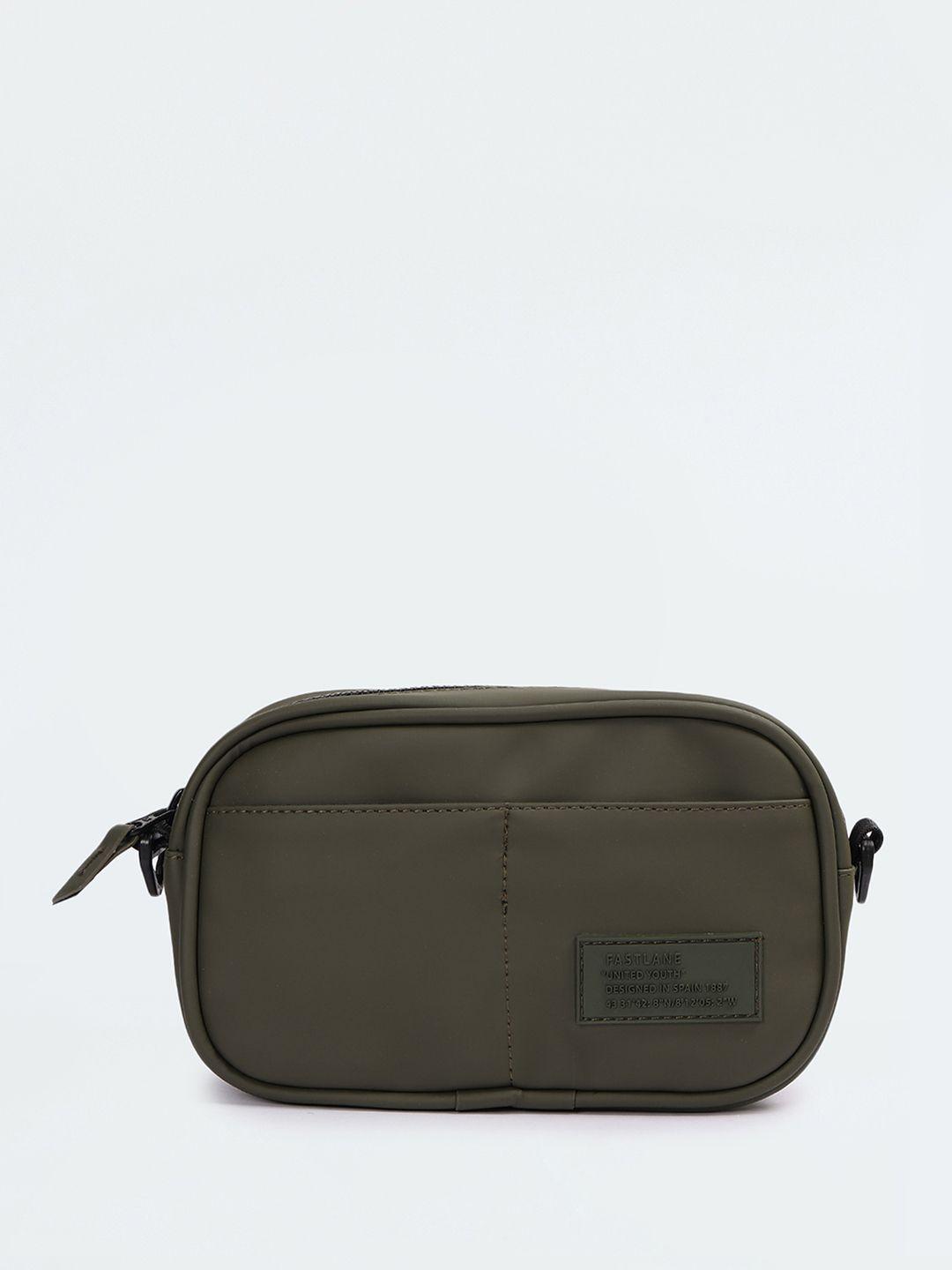 max Men Leather Messenger Bag
