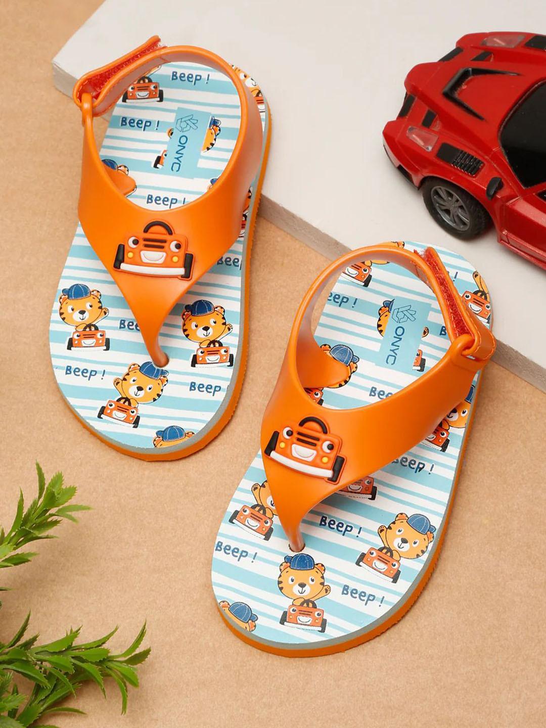 ONYC Unisex Kids Printed Thong Flip-Flops