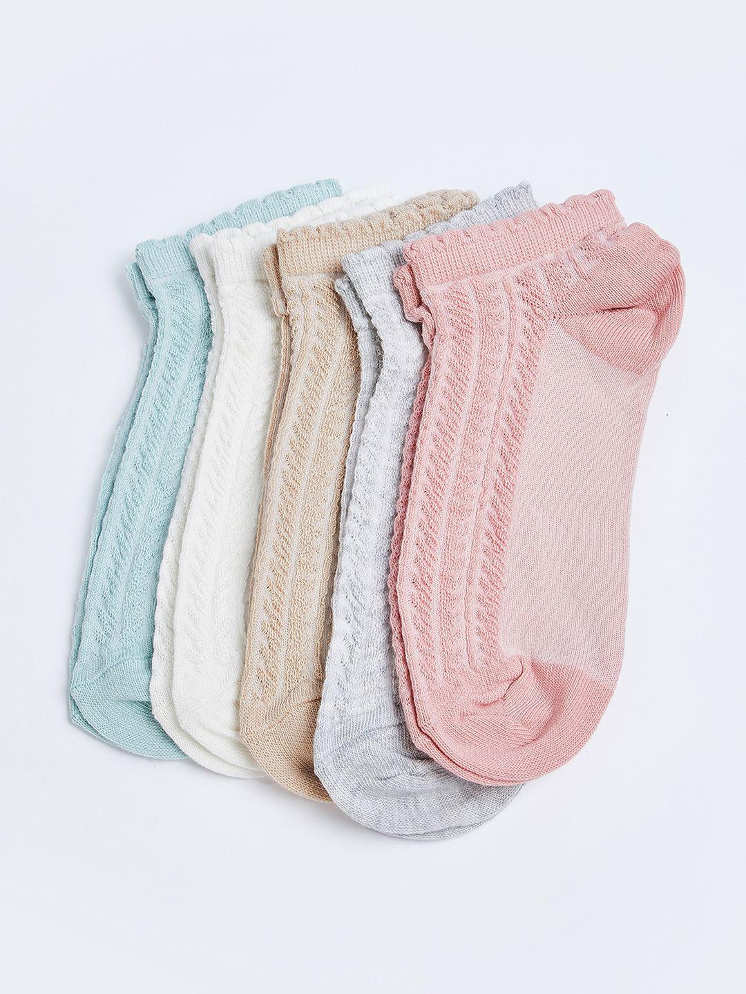 Women Pack Of 5 Ankle Length Socks