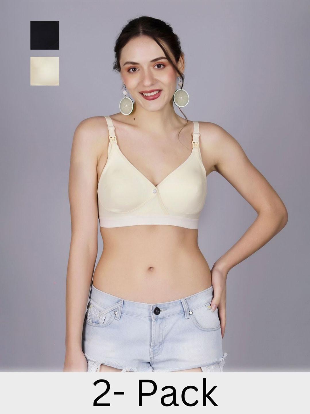 Fabme Pack Of 2 Full Coverage Maternity Bra
