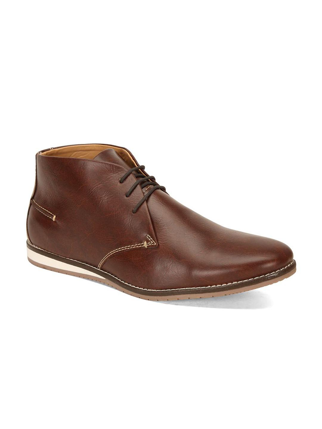 Bata Men Round Toe Lace-Ups Derbys