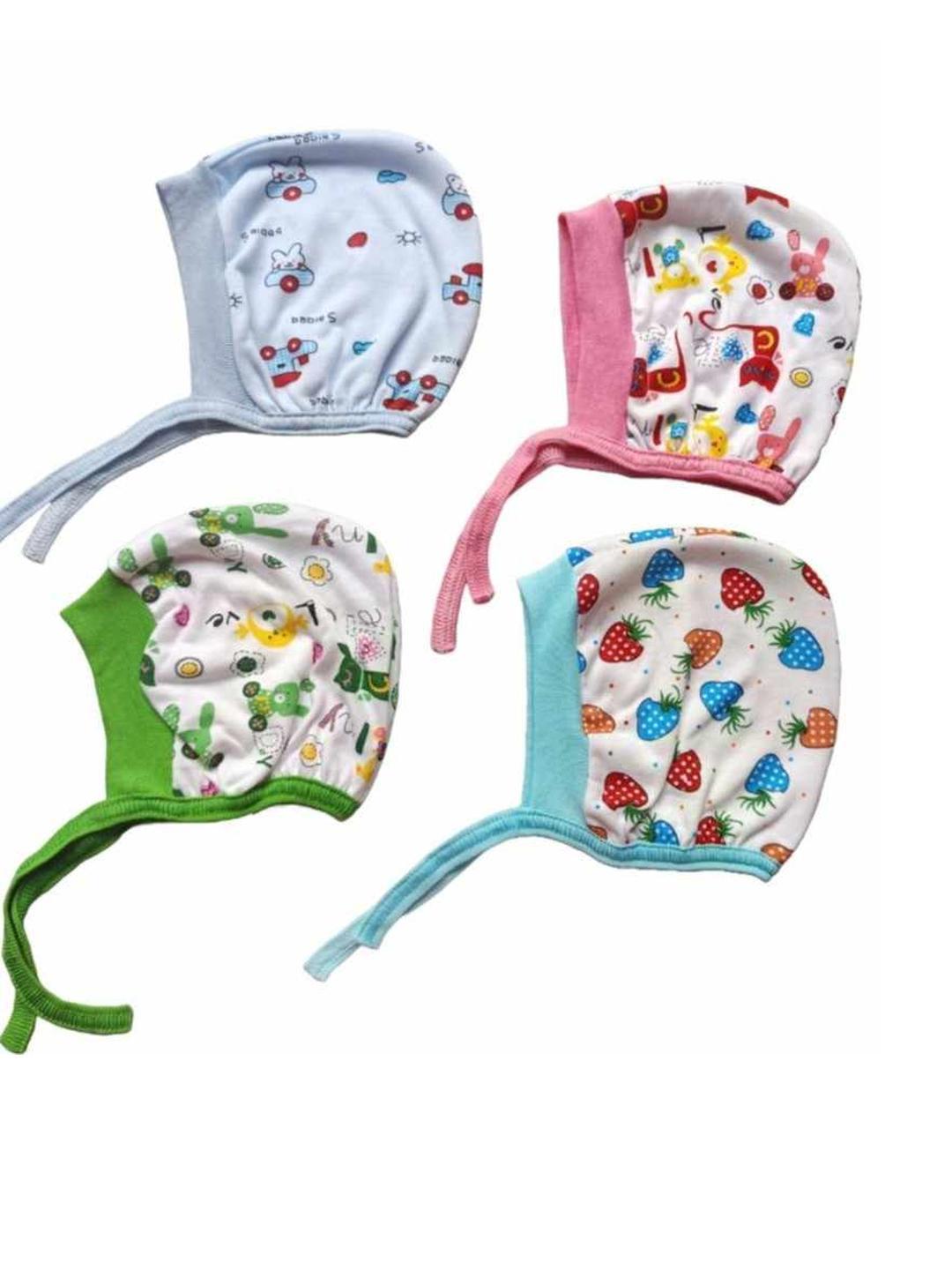 GARCY Pack Of 4 Kids Casual Cotton Dori Caps