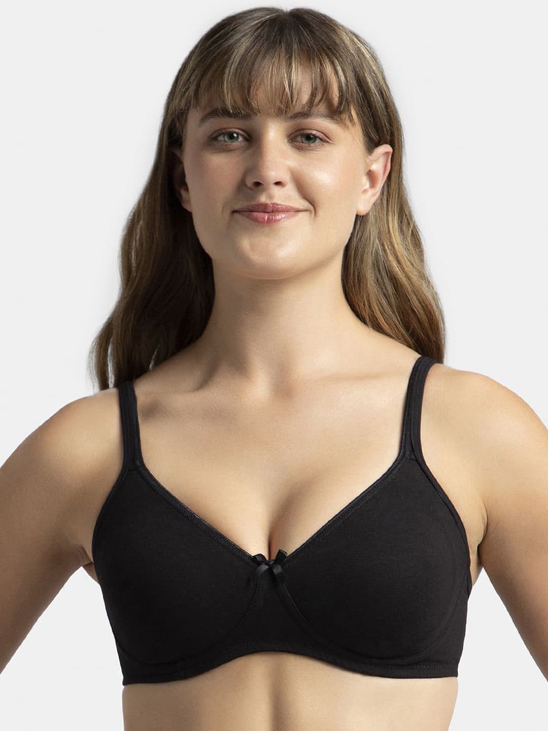 Jockey Wirefree Non Padded Super Combed Cotton Stretch Medium Coverage Everyday Bra-1722