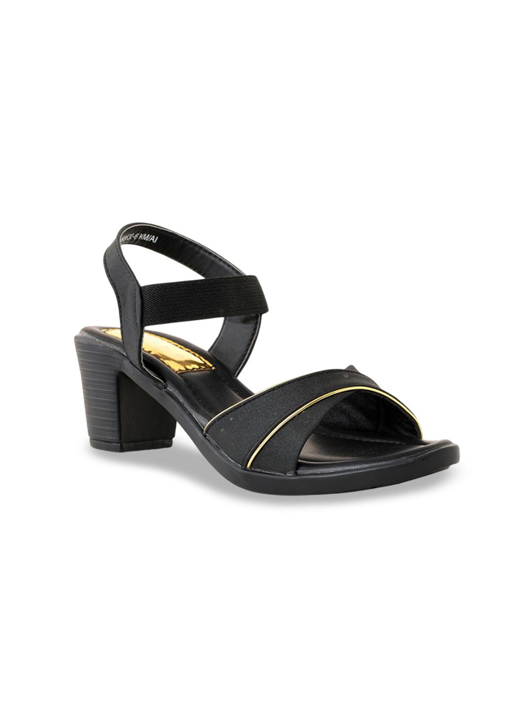 Khadims Women Embellished Block Sandals Heels