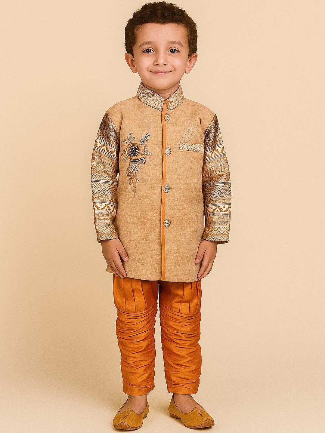BAESD Boys Embroidered Sherwani Set
