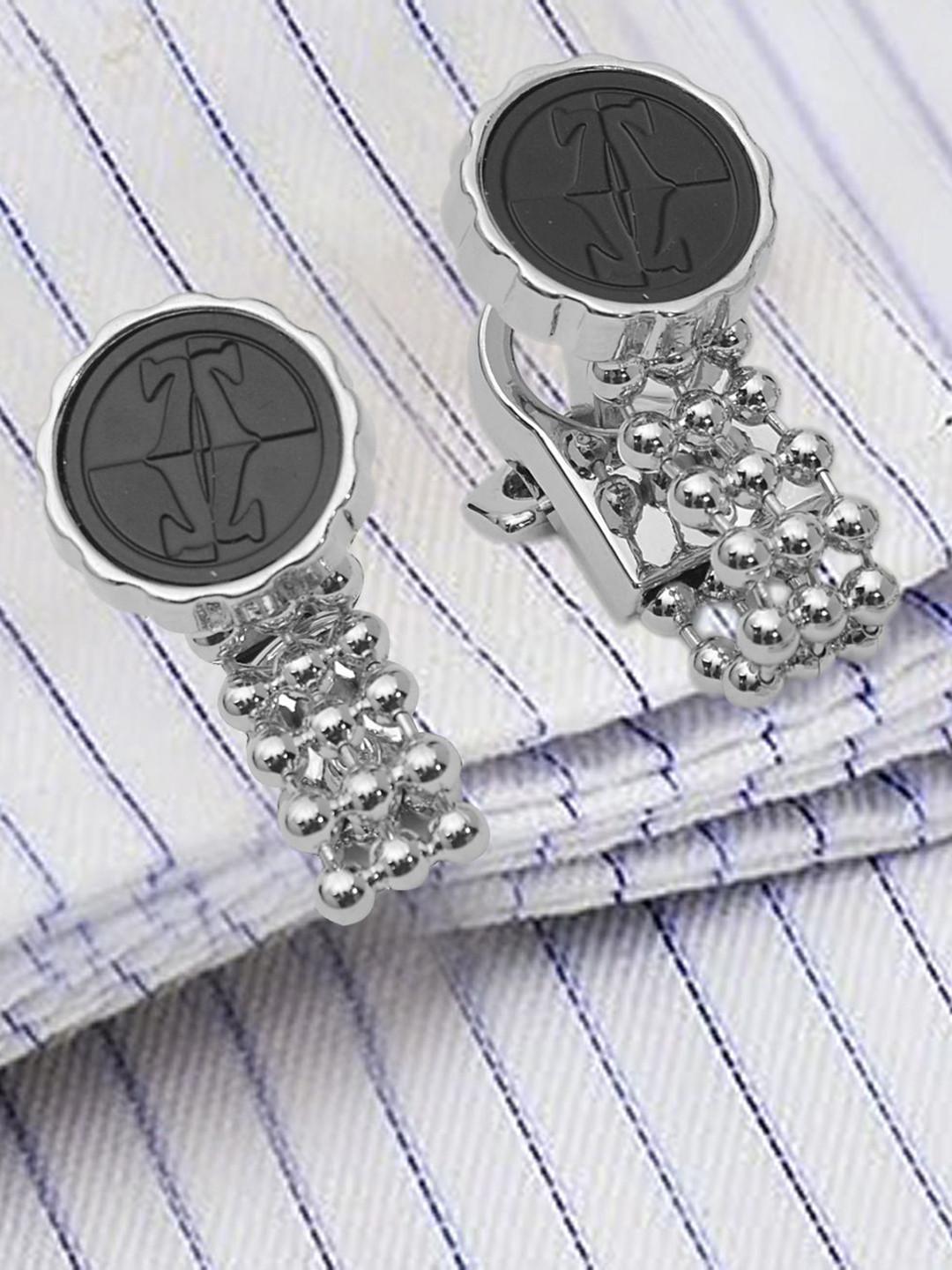 Curren Set Of 2 Textured Cufflink