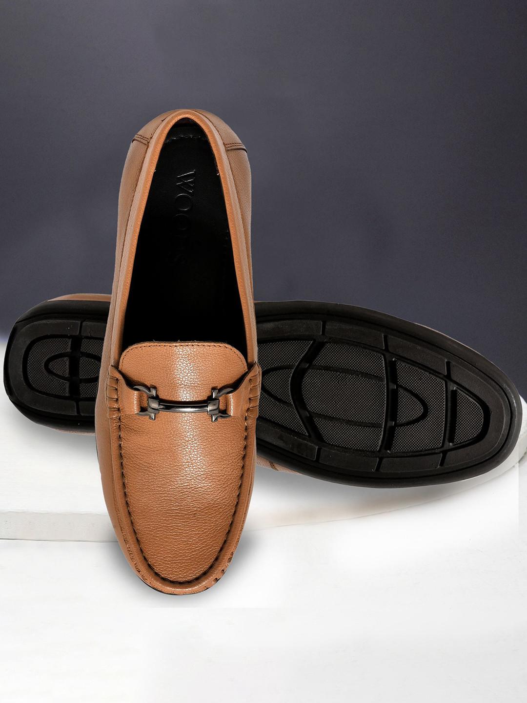 Woodland Men Leather Formal Loafers