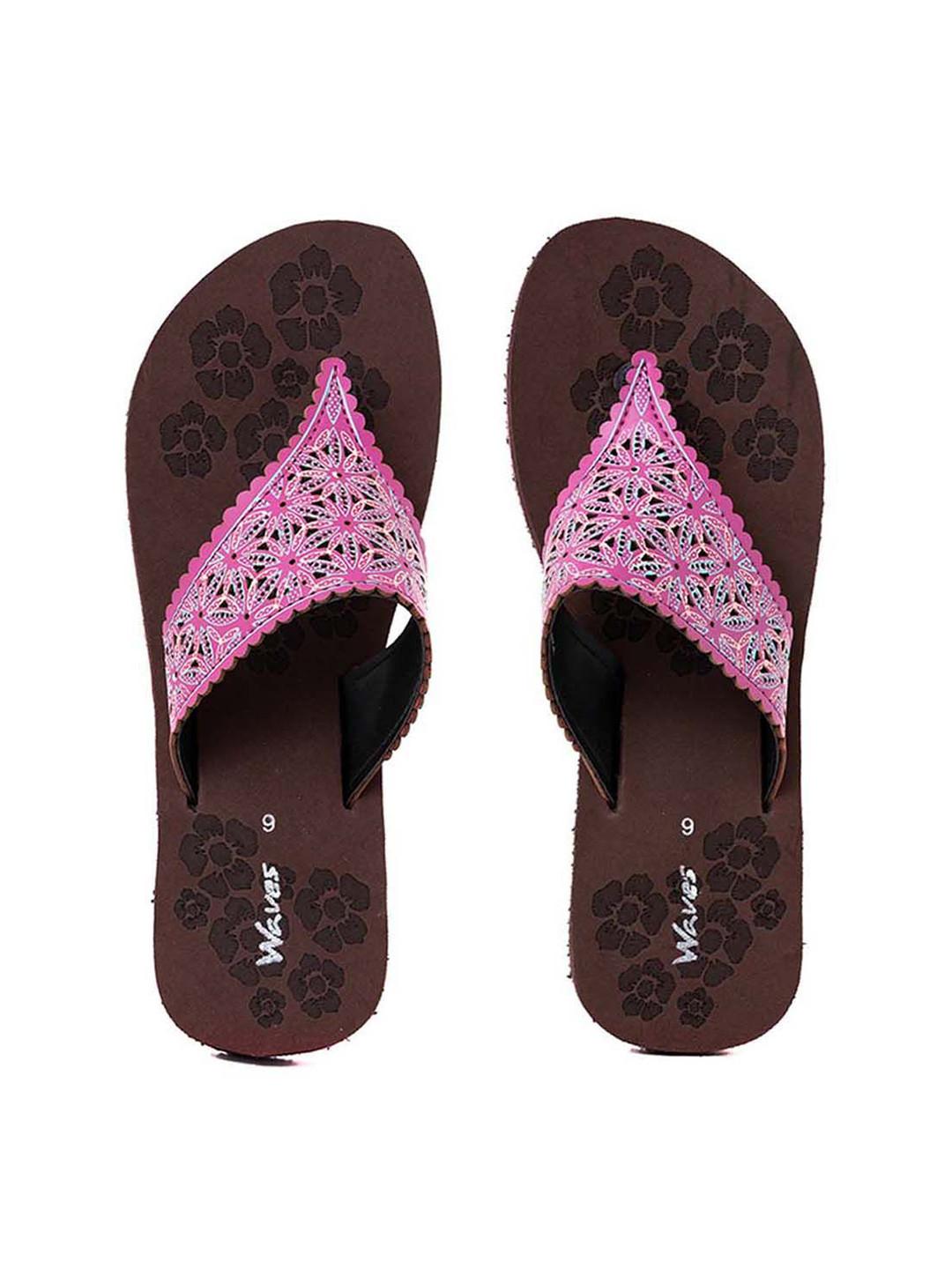 Khadims Women Printed Thong Flip-Flops