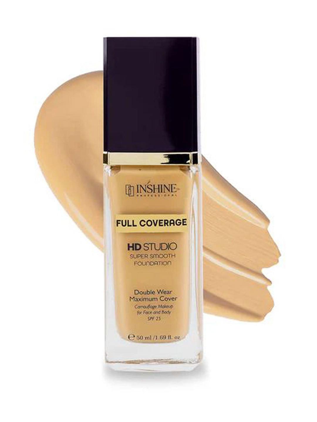 Inshine Full Coverage HD Studio Super Smooth Foundation - 50 ml - Shade 802