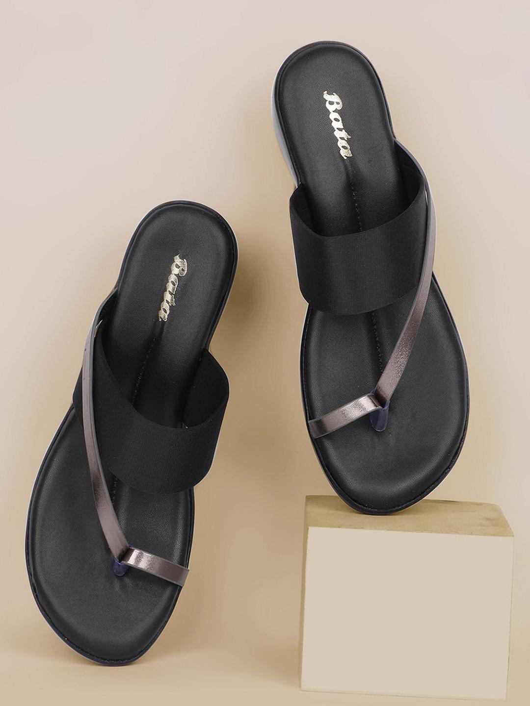Bata Open Toe Wedge Heels