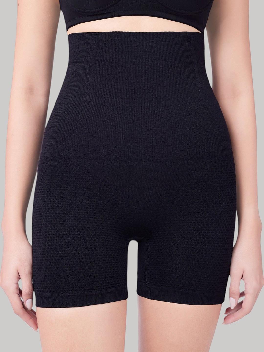 PLUMBURY Women Seamless High Waist Tummy Tucker & Thigh Shapewear