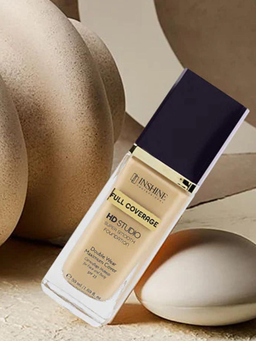 Inshine HD Full Coverage Super Smooth Foundation With SPF 25 - 50 ml - Classic Ivory 801