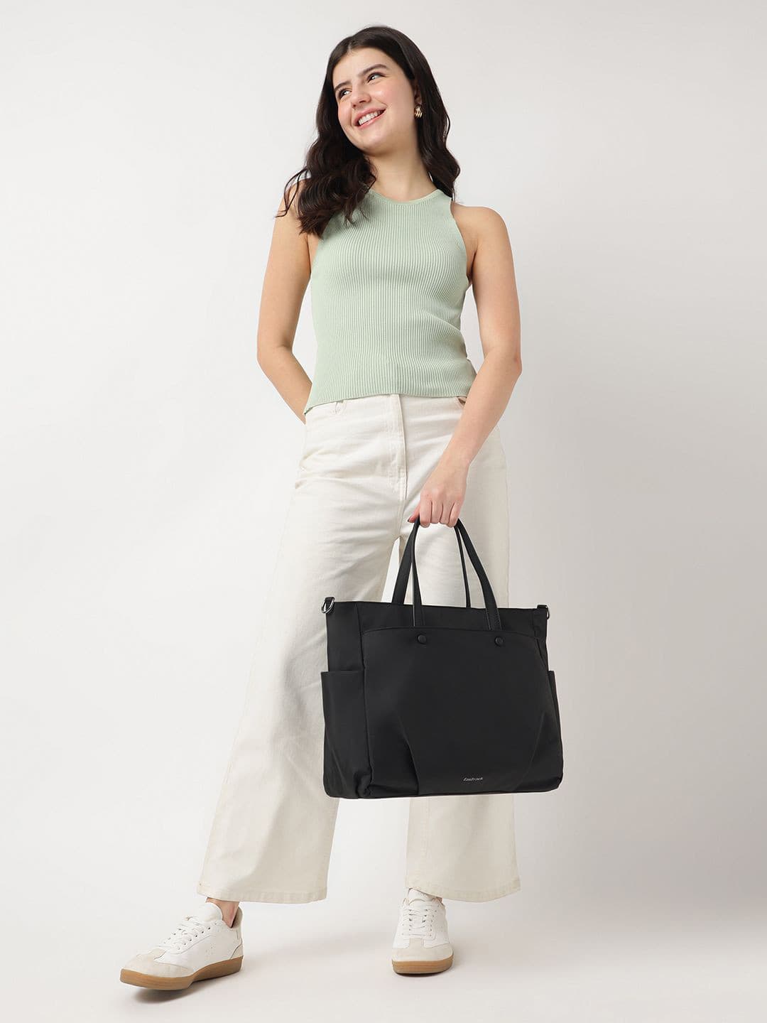 Fastrack Women WorkEase Minimilist Laptop Tote Bag