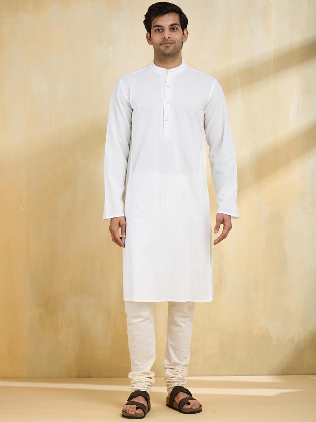 Fabindia Men Thread Work Republic Day Republic Day Kurta