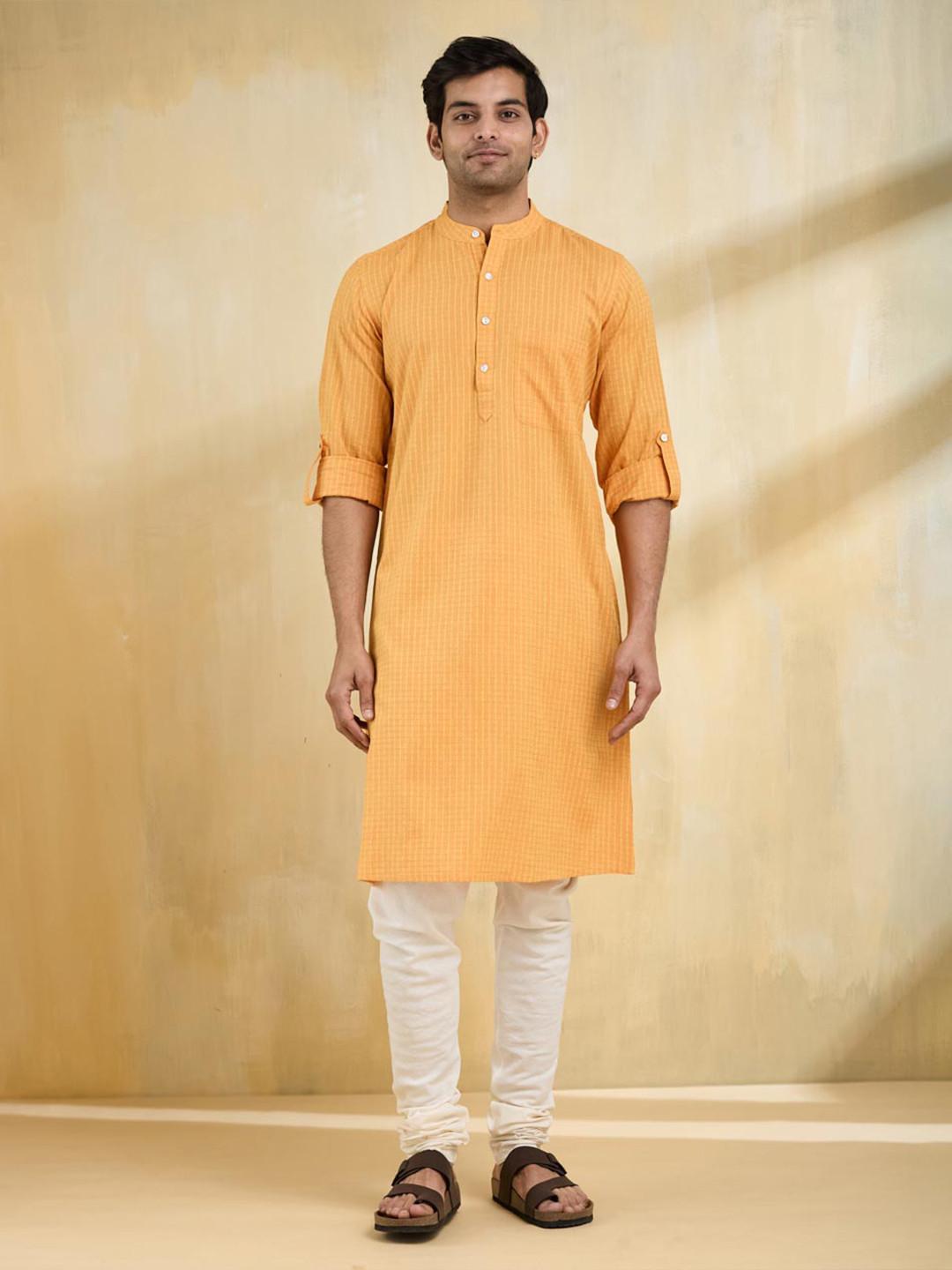 Fabindia Men Gotta Patti Kurta