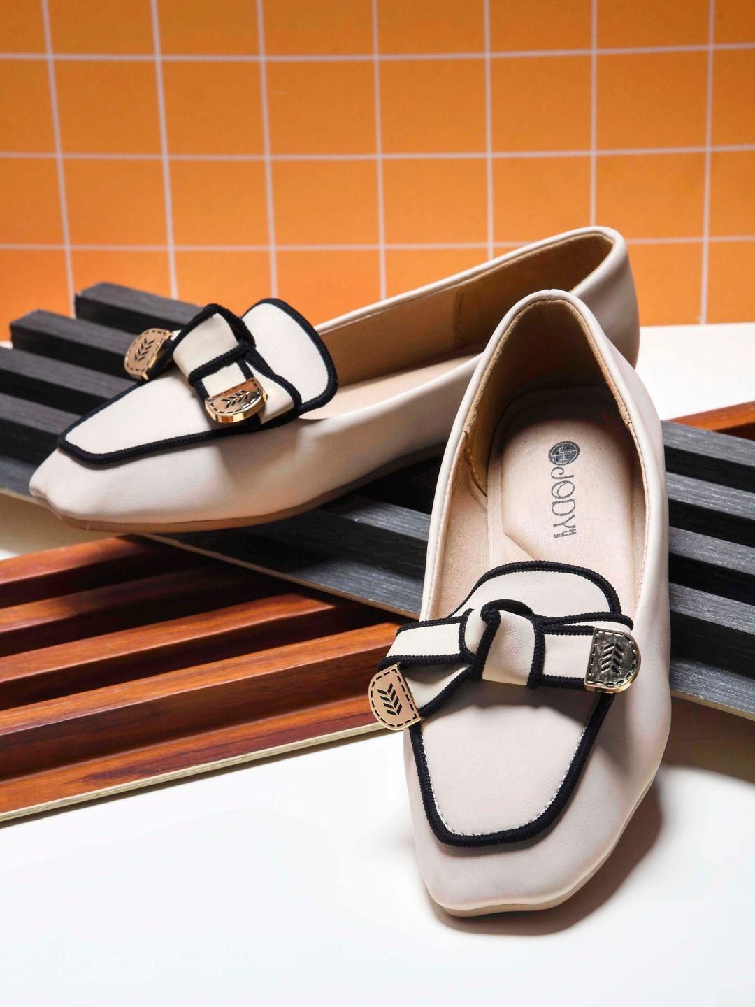 JodyHub Women Square Toe Ballerinas with Bows