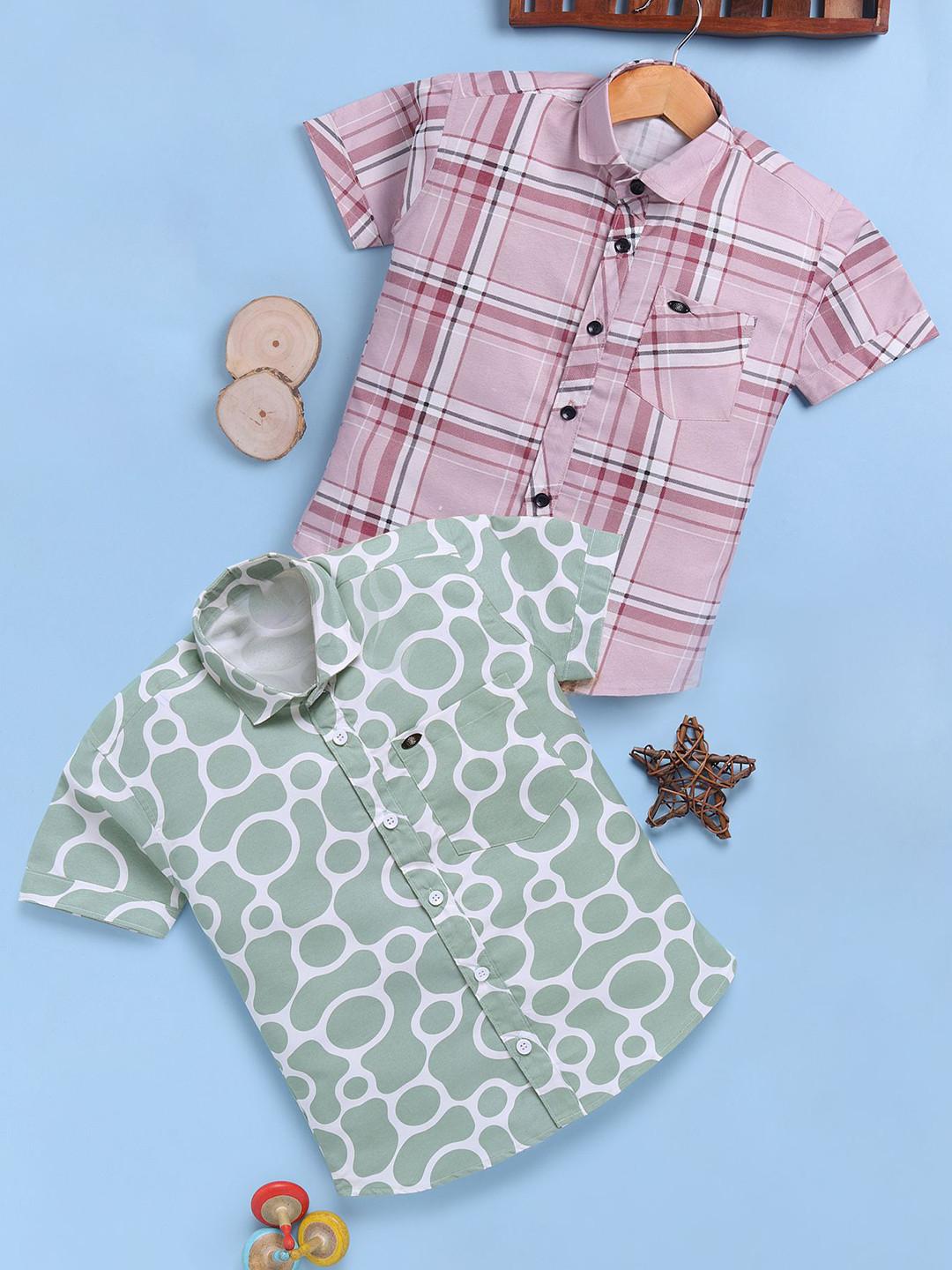Toonyport Boy Pack Of 2 Printed Casual Shirt