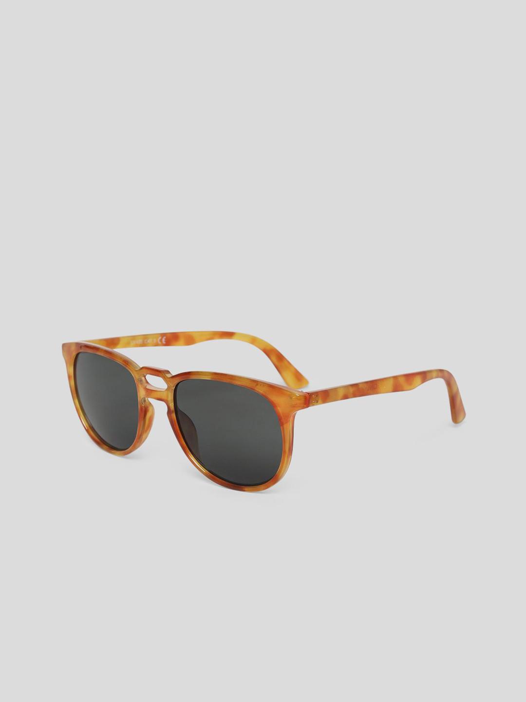 ONLY Women Black Lens Aviator Sunglasses With UV Protected Lens 9014014001