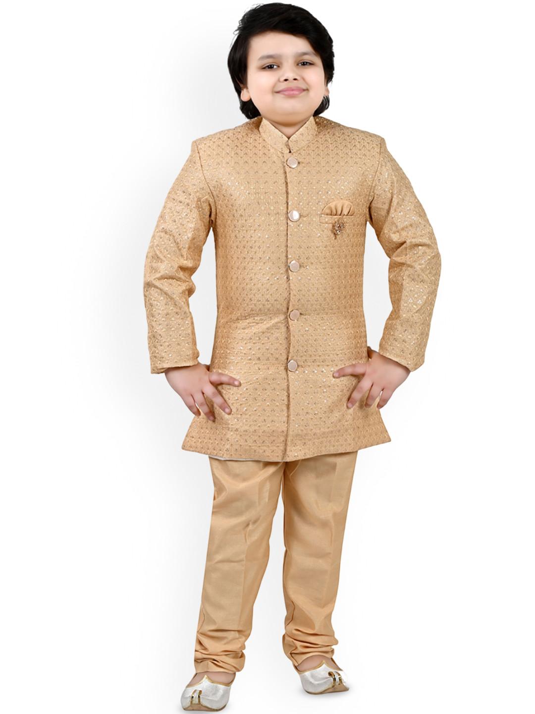 BAESD Boys Embroidered Sherwani Set