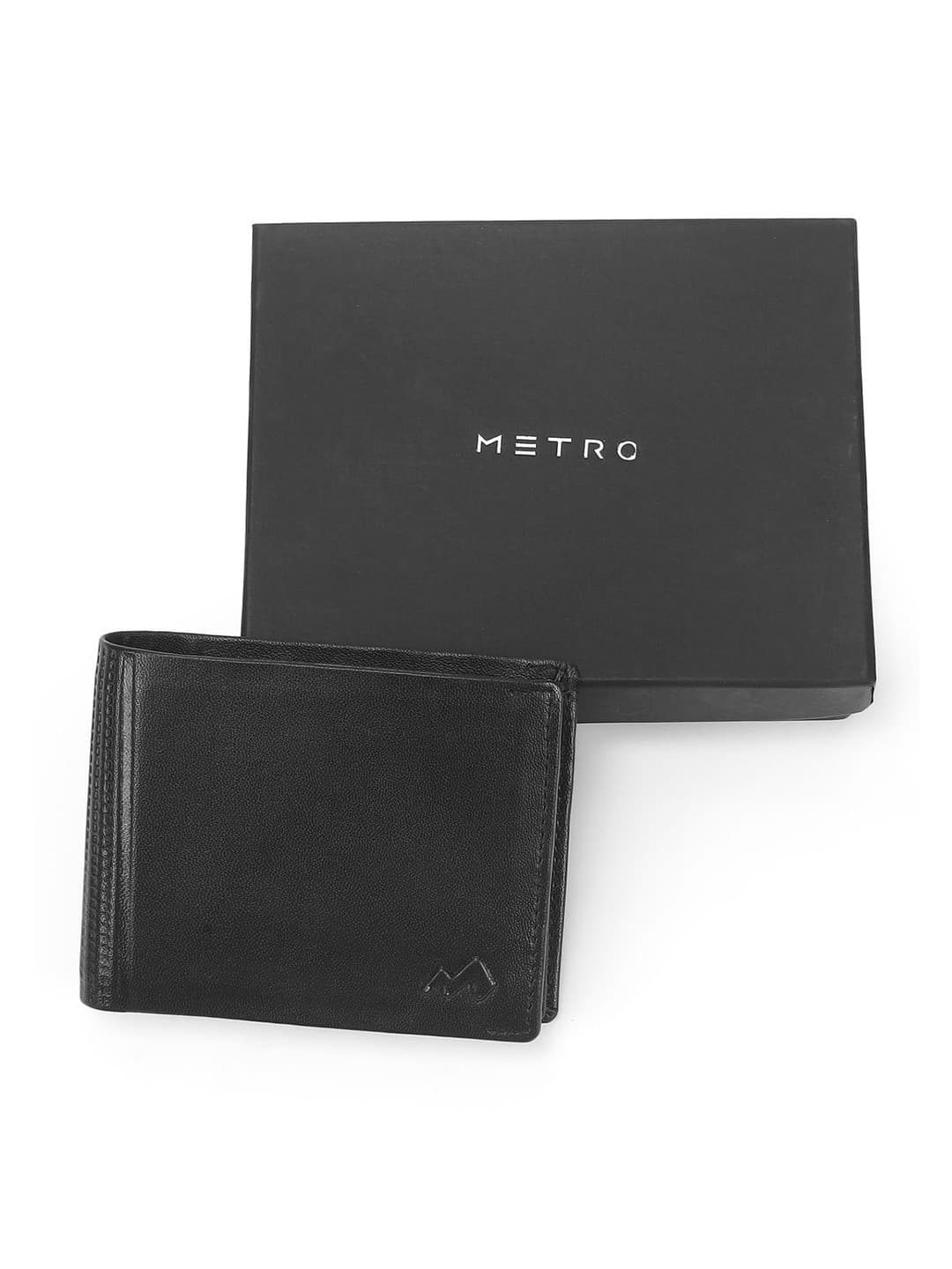 Metro Men Leather Two Fold Wallet