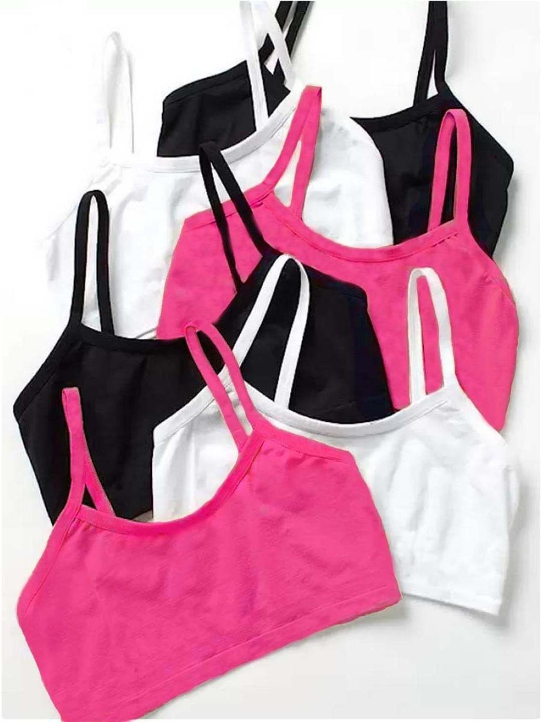BRAAFEE Girls Beginners Non Padded Full Coverage Cotton Bra