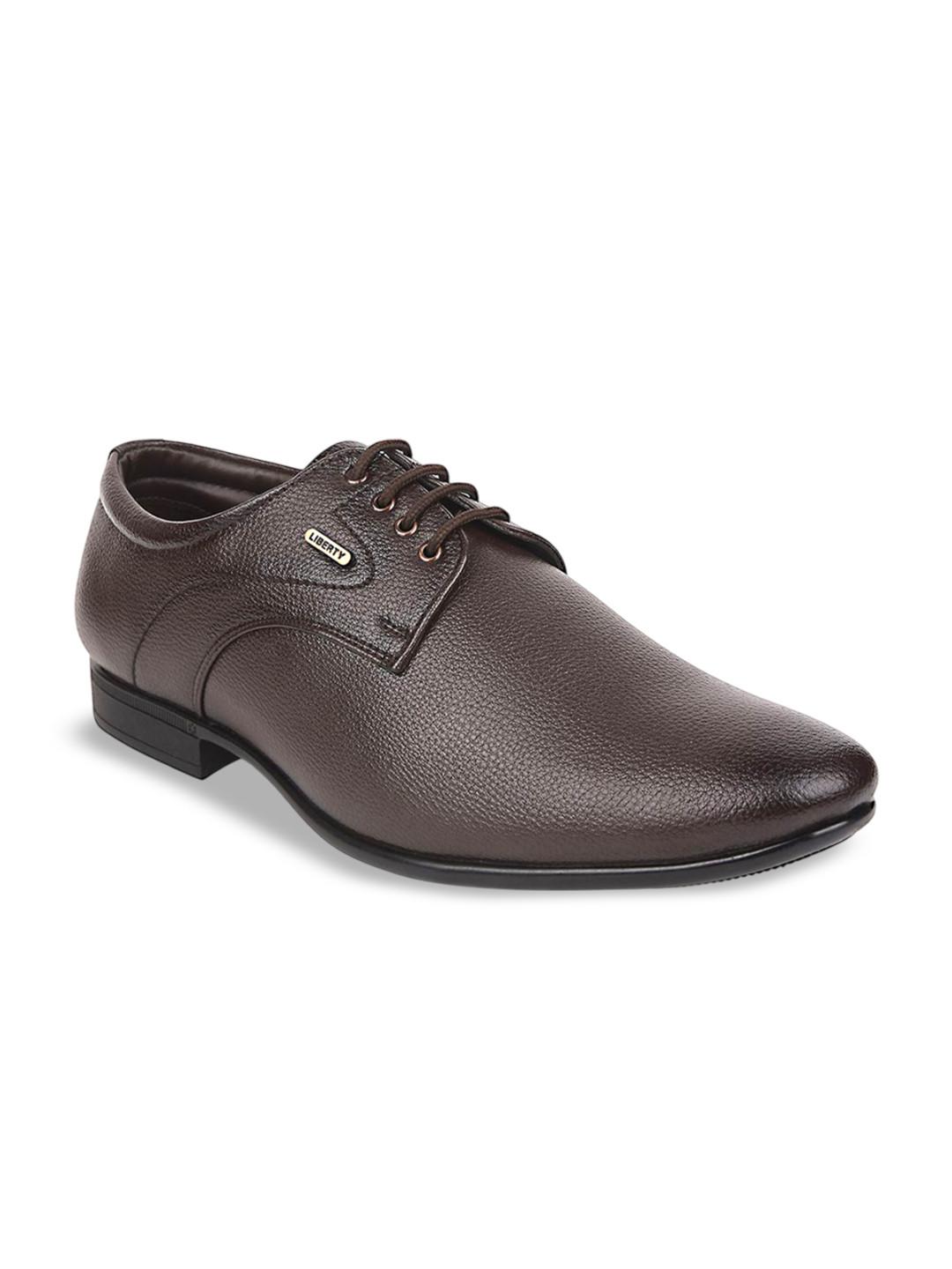 Liberty Men Textured Formal Derbys