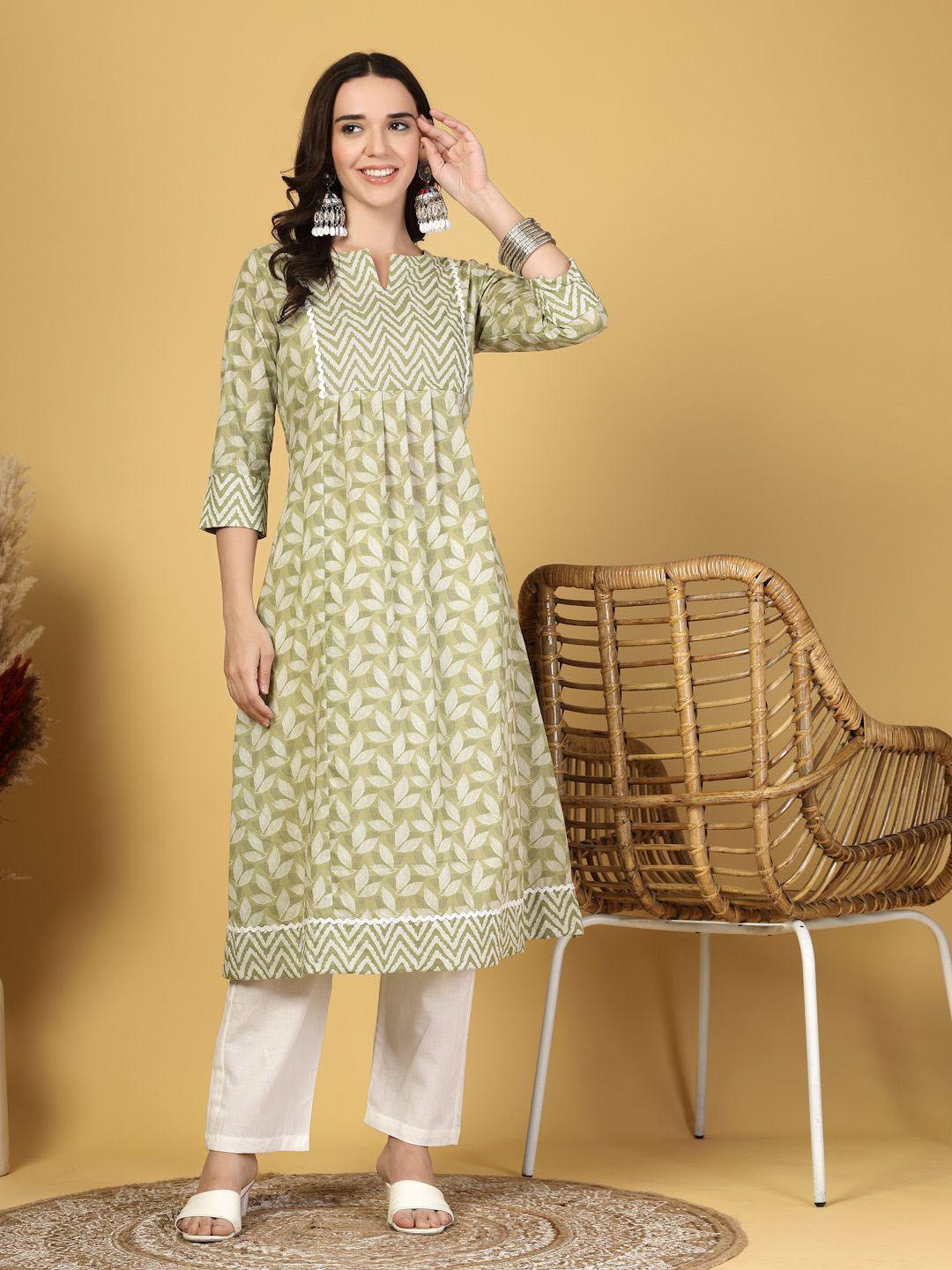 LARGISH Women Floral Printed Floral Kurta