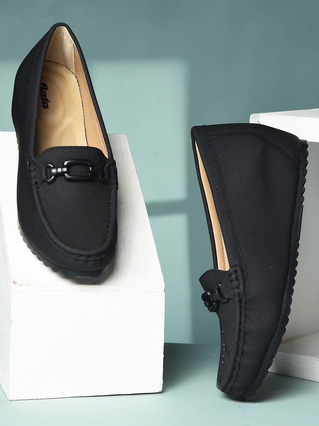 Bata Wedge Pumps with Buckles