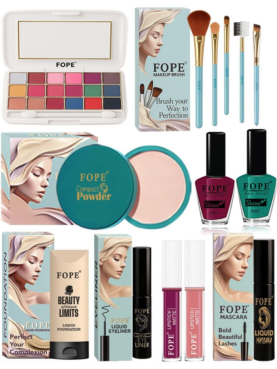 FOPE Set Of 14 Beauty And Makeup Combo