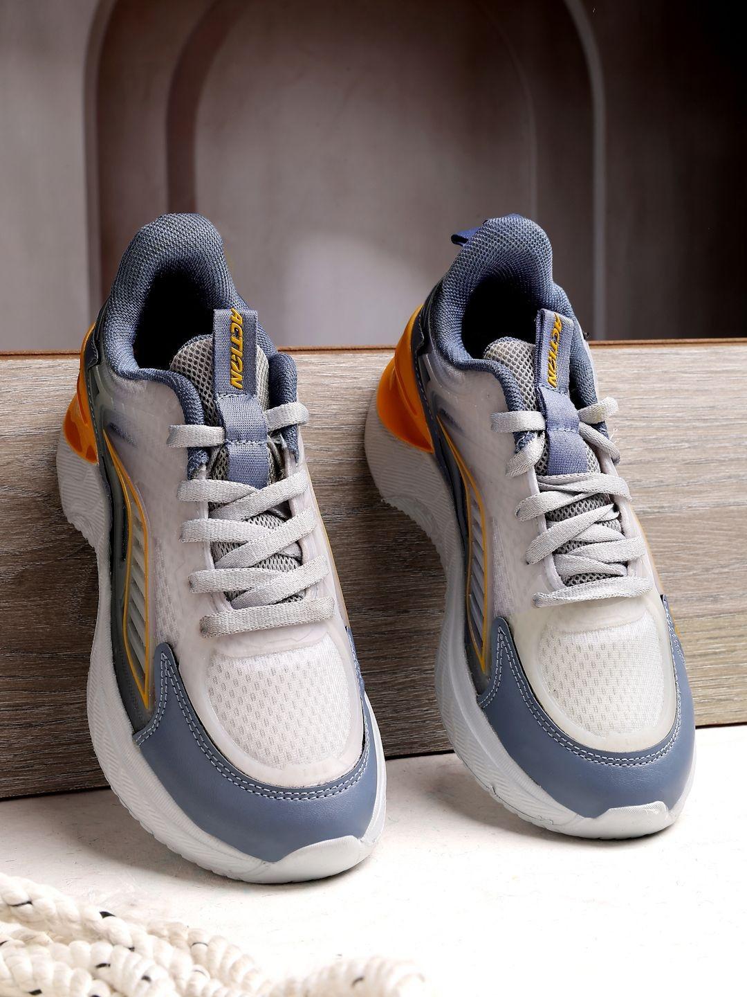 Action Unisex Kids Mesh Training or Gym Non-Marking Shoes