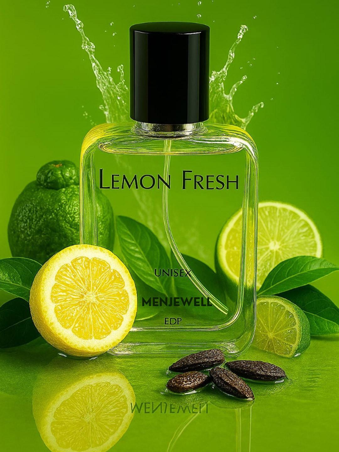 Menjewell Unisex Lemon Fresh Long Lasting Eau De Parfum - 50 ml