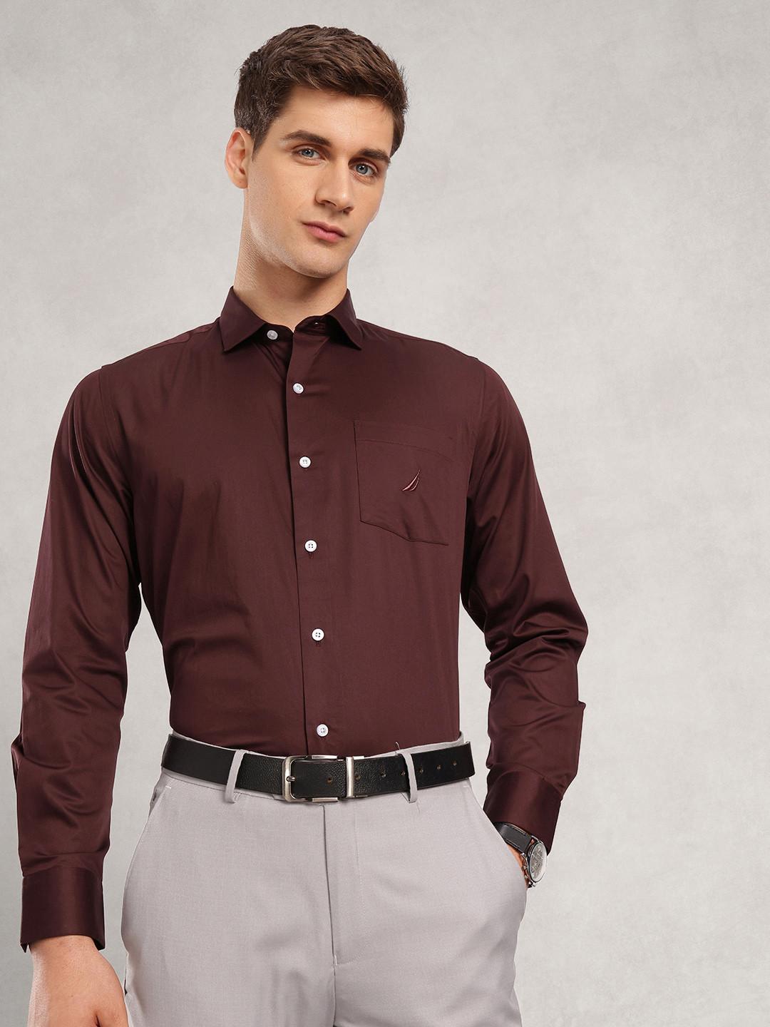 Nautica Slim Fit Pure Cotton Formal Shirt