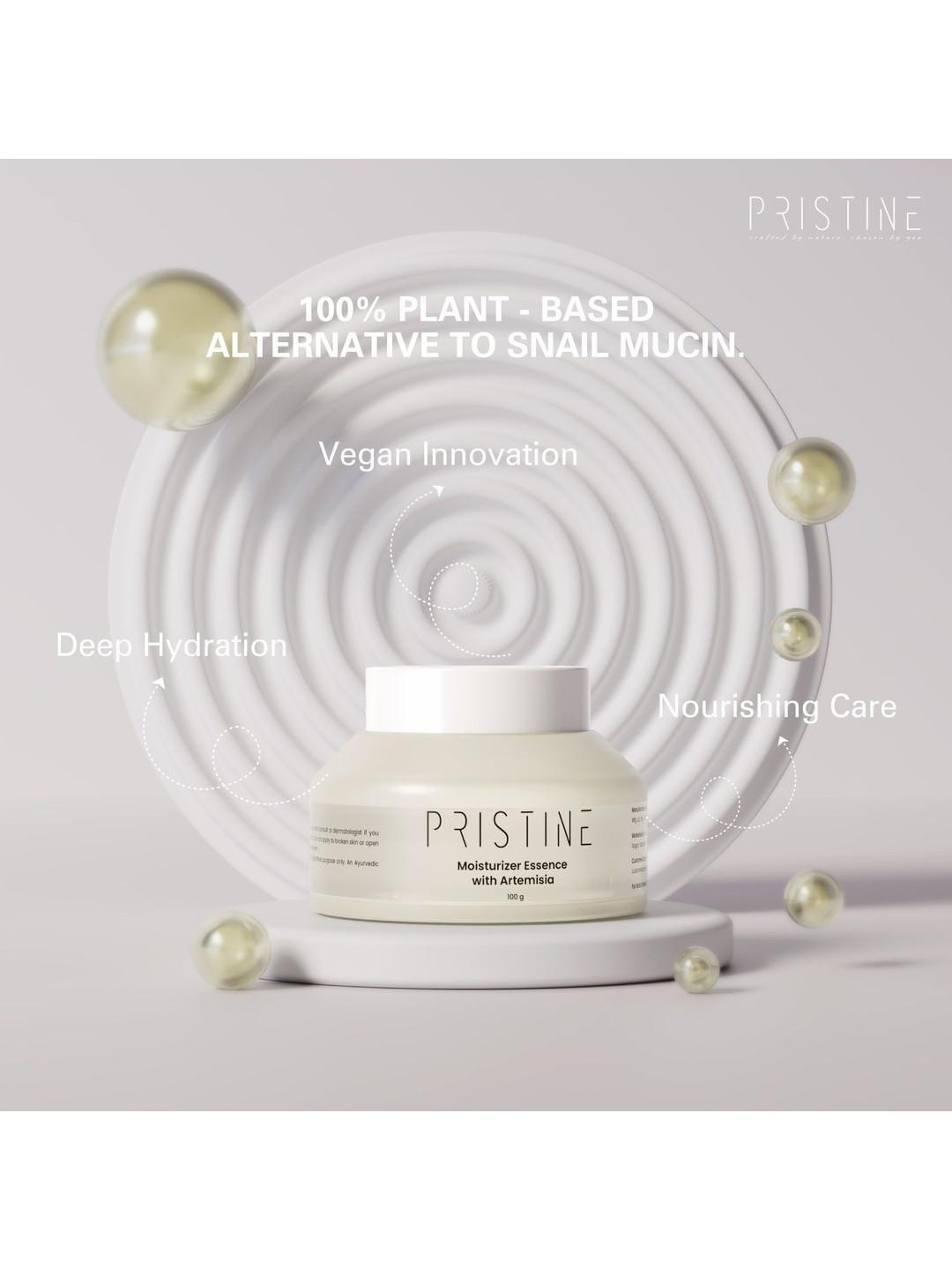 PRISTINE Phyto Mucin Glow Essence Cream with Artemisia for Hydration & Radiant Skin 100g