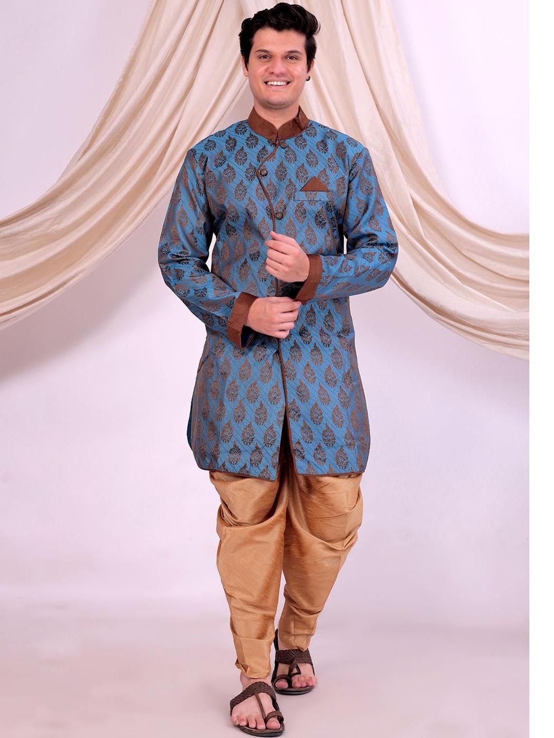 Desibutik Embroidered Mandarin Collar Sherwani