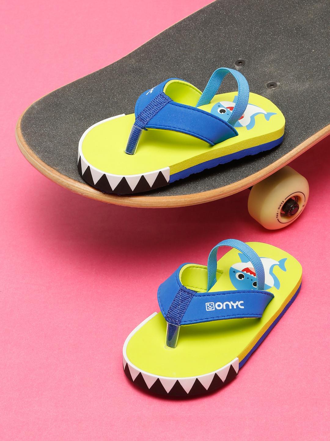 ONYC Unisex Kids Printed Thong Flip-Flops