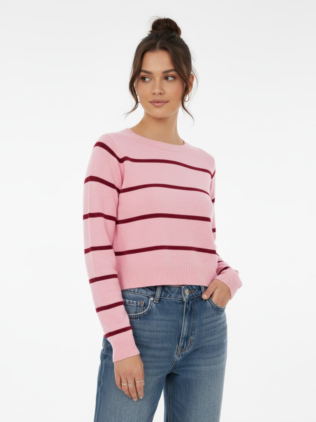 glitchez Horizontally Striped Pullover