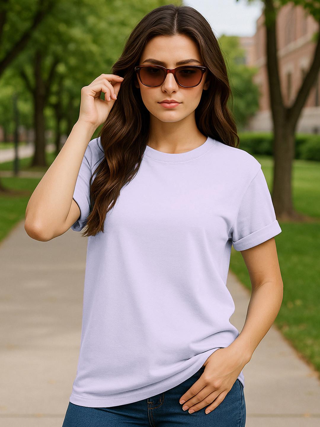Bewakoof Women Purple Boyfriend T-shirt